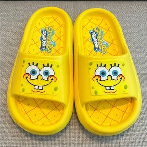 Sponge Bob Square Pants slides, women’s size 7.